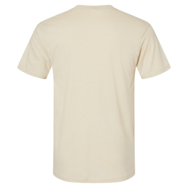 American Apparel Unisex CVC Tee, Heather Bone, Back view