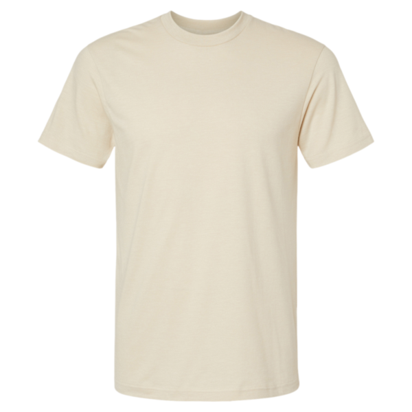 American Apparel Unisex CVC Tee, Heather Bone, Front view