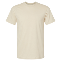 American Apparel Unisex CVC Tee, Heather Bone, Front view