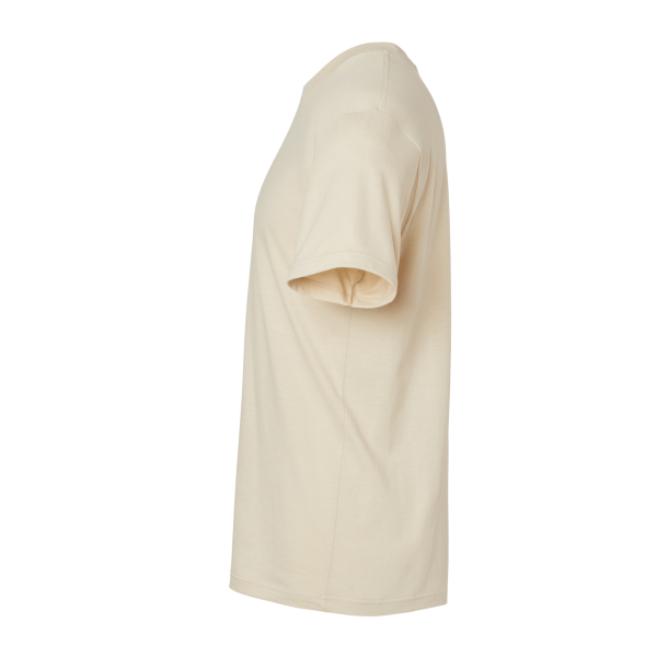 American Apparel Unisex CVC Tee, Heather Bone, Left Sleeve view
