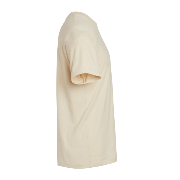 American Apparel Unisex CVC Tee, Heather Bone, Right Sleeve view
