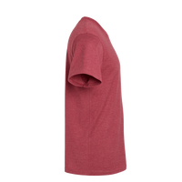 American Apparel Unisex CVC Tee, Heather Cardinal, Right Sleeve view