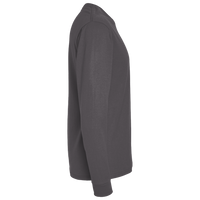 American Apparel Unisex Heavyweight Cotton Long Sleeve Tee, Heather Charcoal, Right Sleeve view