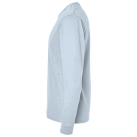 American Apparel Unisex Heavyweight Cotton Long Sleeve Tee, Powder Blue, Left Sleeve view
