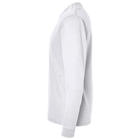 American Apparel Unisex Heavyweight Cotton Long Sleeve Tee, White, Left Sleeve view