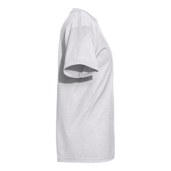 American Apparel Unisex Heavyweight Cotton Tee, Ash Grey, Right Sleeve view