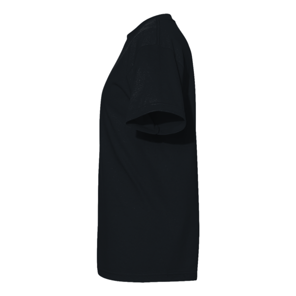 American Apparel Unisex Heavyweight Cotton Tee, Black, Left Sleeve view