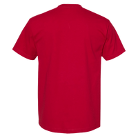 American Apparel Unisex Heavyweight Cotton Tee, Cardinal, Back view