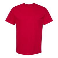 American Apparel Unisex Heavyweight Cotton Tee, Cardinal, Front view