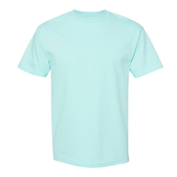 American Apparel Unisex Heavyweight Cotton Tee, Celadon, Front view