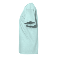 American Apparel Unisex Heavyweight Cotton Tee, Celadon, Left Sleeve view