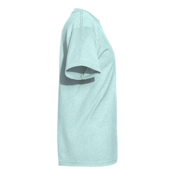American Apparel Unisex Heavyweight Cotton Tee, Celadon, Right Sleeve view