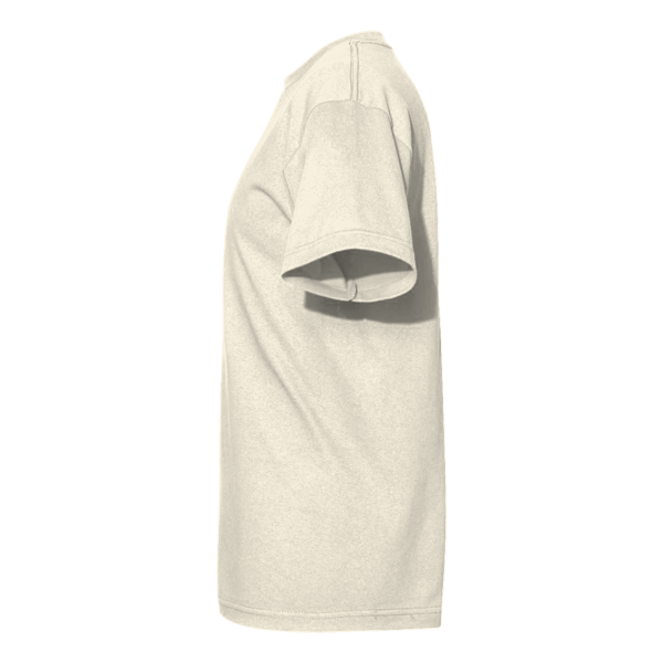 American Apparel Unisex Heavyweight Cotton Tee, Cream, Left Sleeve view