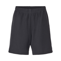 American Apparel Unisex Pique Gym Shorts, Black, Front view