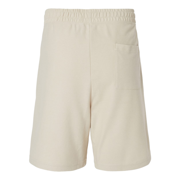American Apparel Unisex Pique Gym Shorts, Bone, Back view