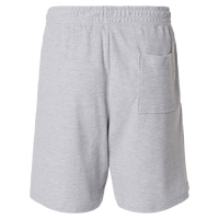 American Apparel Unisex Pique Gym Shorts, Heather Grey, Back view
