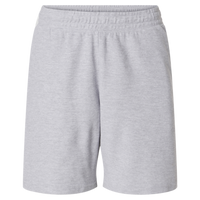 American Apparel Unisex Pique Gym Shorts, Heather Grey, Front view