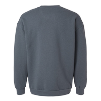 American Apparel Unisex ReFlex Fleece Crewneck Sweatshirt, Asphalt, Back view