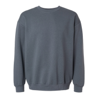 American Apparel Unisex ReFlex Fleece Crewneck Sweatshirt, Asphalt, Front view