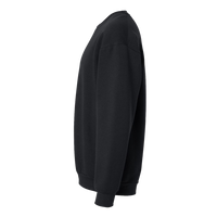 American Apparel Unisex ReFlex Fleece Crewneck Sweatshirt, Black, Left Sleeve view