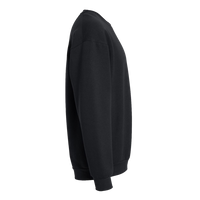 American Apparel Unisex ReFlex Fleece Crewneck Sweatshirt, Black, Right Sleeve view