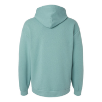 American Apparel Unisex ReFlex Fleece Hoodie Sweatshirt, Arctic, Back view