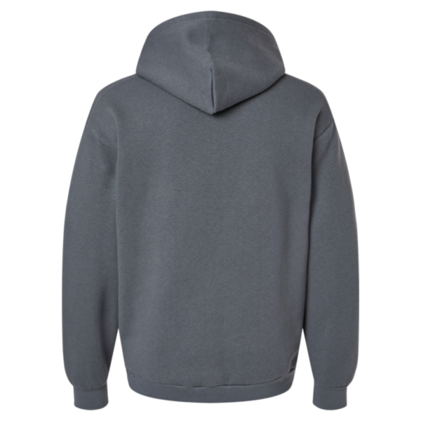 American Apparel Unisex ReFlex Fleece Hoodie Sweatshirt, Asphalt, Back view