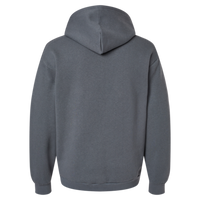 American Apparel Unisex ReFlex Fleece Hoodie Sweatshirt, Asphalt, Back view