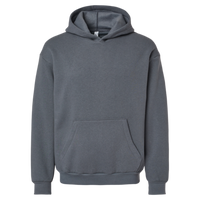 American Apparel Unisex ReFlex Fleece Hoodie Sweatshirt, Asphalt, Front view