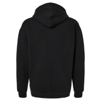 American Apparel Unisex ReFlex Fleece Hoodie Sweatshirt, Black, Back view