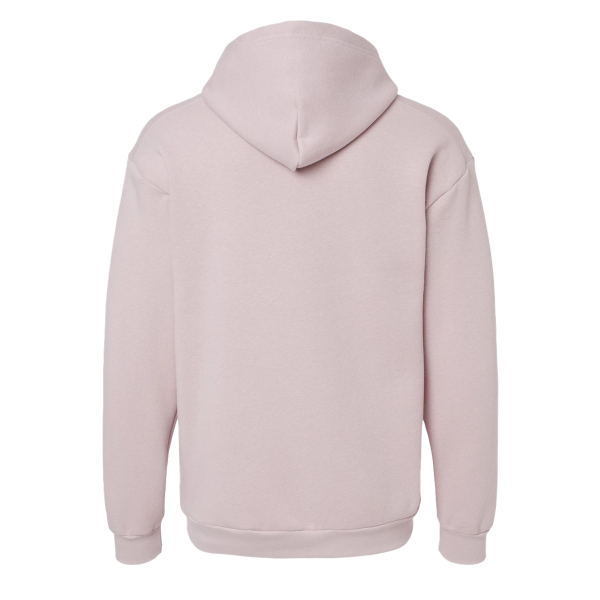 American Apparel Unisex ReFlex Fleece Hoodie Sweatshirt, Blush, Back view