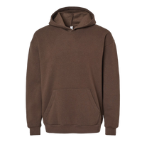 American Apparel Unisex ReFlex Fleece Hoodie Sweatshirt, Brown, Front view