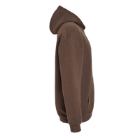 American Apparel Unisex ReFlex Fleece Hoodie Sweatshirt, Brown, Right Sleeve view