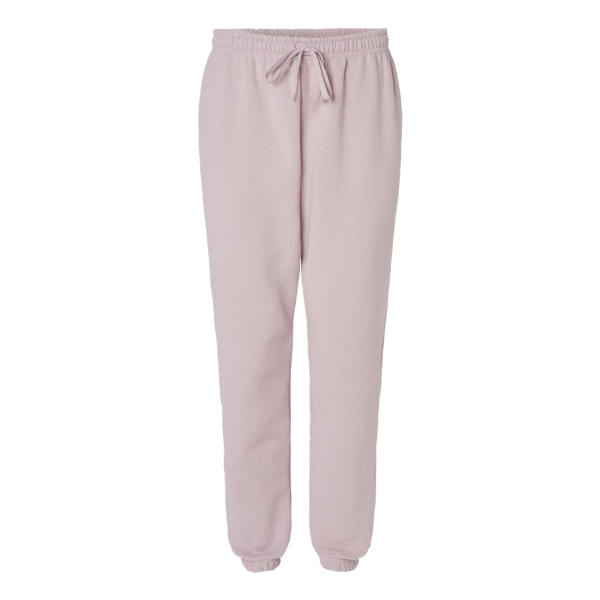 American Apparel Unisex ReFlex Fleece Sweatpants, Blush, Front view