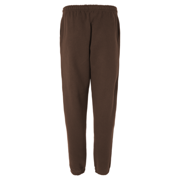 American Apparel Unisex ReFlex Fleece Sweatpants, Brown, Back view