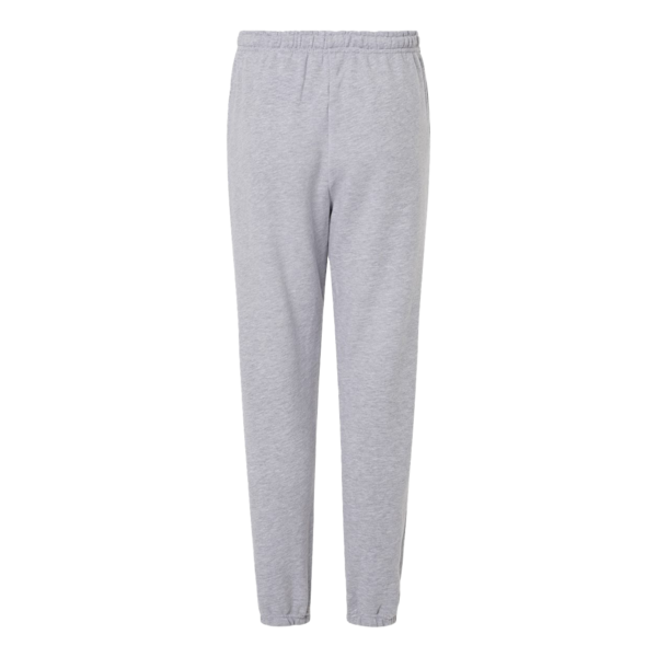 American Apparel Unisex ReFlex Fleece Sweatpants, Heather Grey, Back view