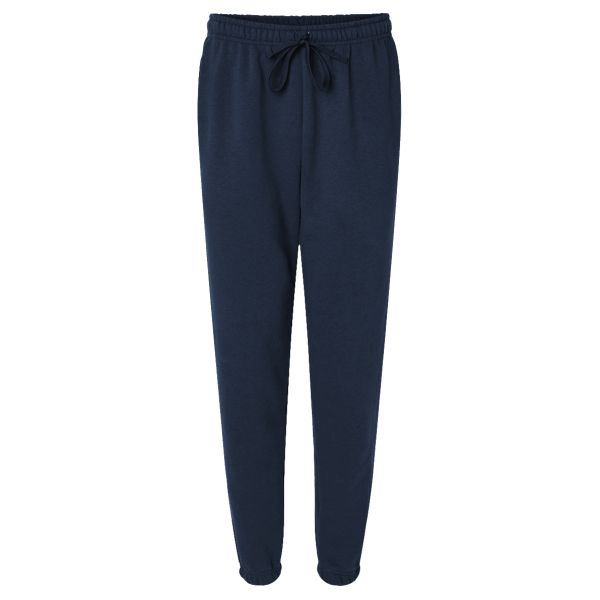 American Apparel Unisex ReFlex Fleece Sweatpants, True Navy, Front view