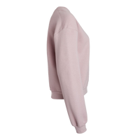American Apparel Women's ReFlex Fleece Crewneck Sweatshirt, Blush, Right Sleeve view