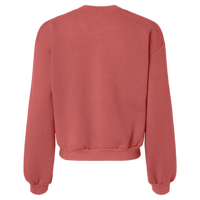American Apparel Women's ReFlex Fleece Crewneck Sweatshirt, Canyon, Back view