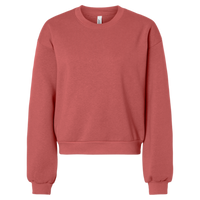 American Apparel Women's ReFlex Fleece Crewneck Sweatshirt, Canyon, Front view