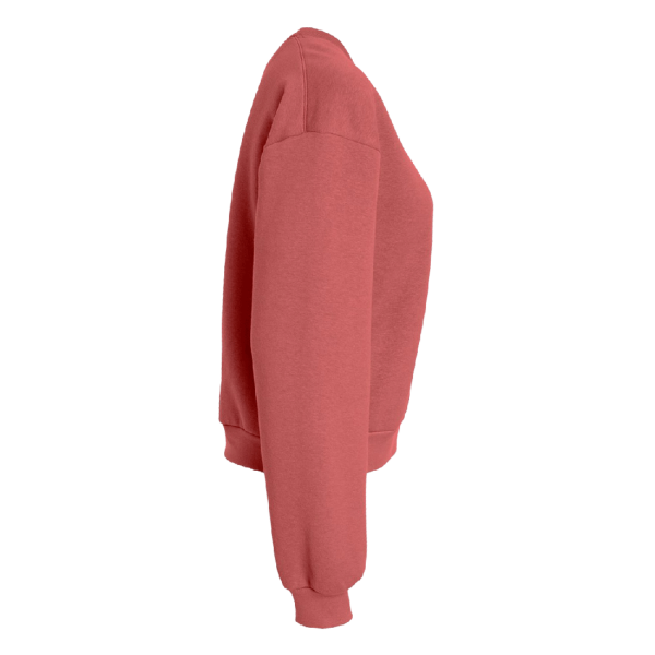 American Apparel Women's ReFlex Fleece Crewneck Sweatshirt, Canyon, Right Sleeve view