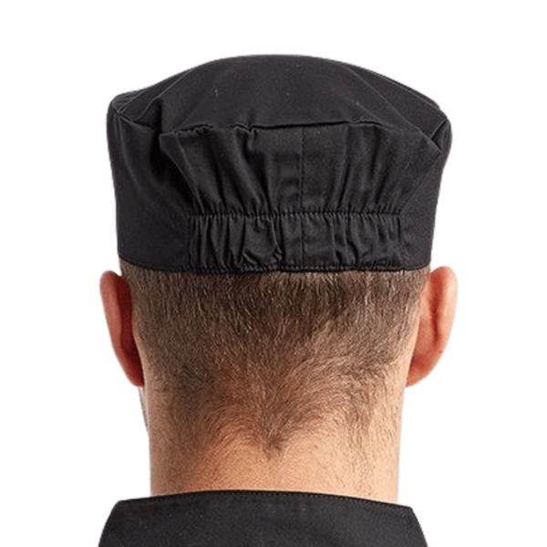 Artisan Collection by Reprime Chef's Beanie, Black, Back view