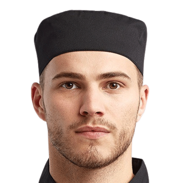 Artisan Collection by Reprime Chef's Beanie, Black, Front view