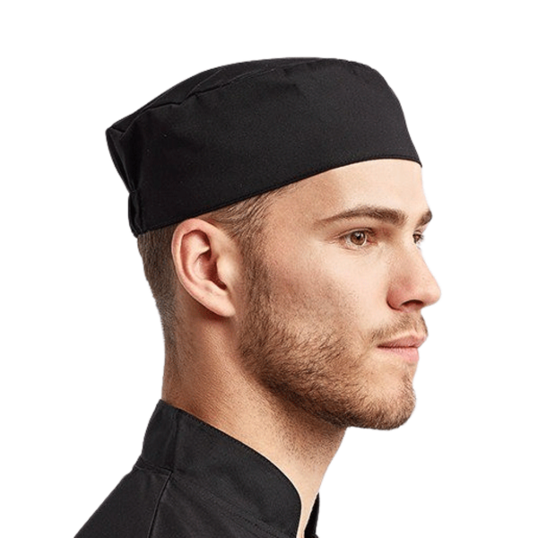 Artisan Collection by Reprime Chef's Beanie, Black, Right Side view