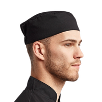 Artisan Collection by Reprime Chef's Beanie, Black, Right Side view