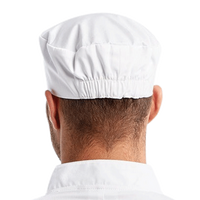 Artisan Collection by Reprime Chef's Beanie, White, Back view