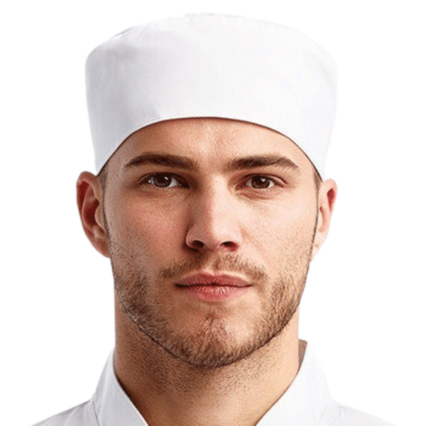 Artisan Collection by Reprime Chef's Beanie, White, Front view
