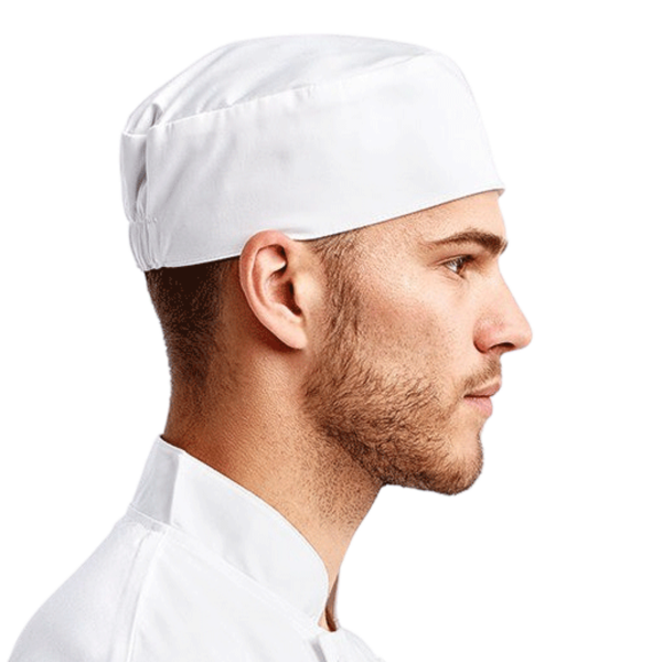 Artisan Collection by Reprime Chef's Beanie, White, Right Side view