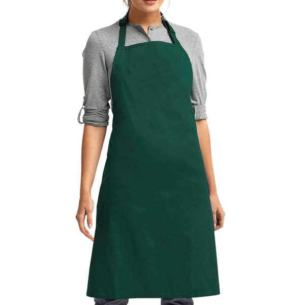 Artisan Collection by Reprime Recycled Bib Apron, Bottle, Front view