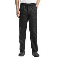 Artisan Collection by Reprime Unisex Chef's Select Slim Leg Pant, Black, Front view